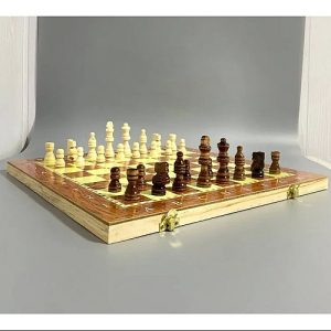 Jeu d'échecs Pliant en Bois