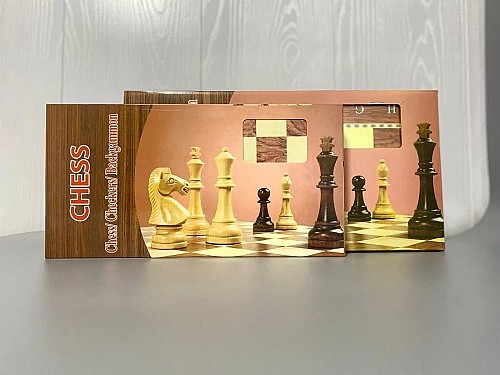 Jeu d'échecs Pliant en Bois Jeu d'échecs Pliant en Bois