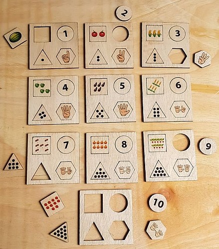 Apprentissage Ludique et Éducatif pour Enfants ! Puzzle en Bois Montessori