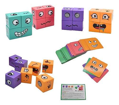 face change expression toy – jeu de cubes expressions face change expression toy – jeu de cubes expressions
